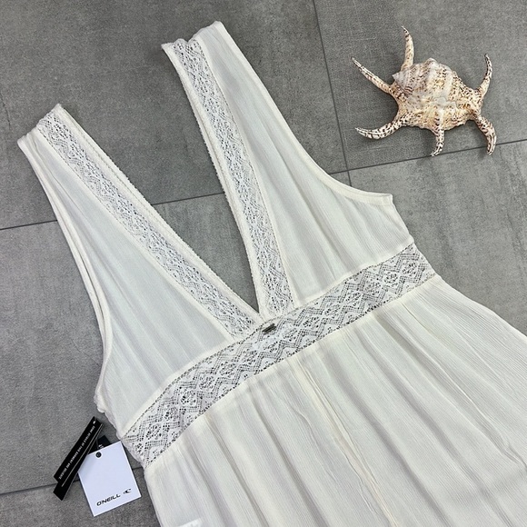 🔆O’NEILL🔆 SANDE JUMPSUIT COVER UP ROMPER BEAUTIFUL COMFY - Picture 11 of 16